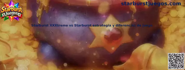Imagen de referencia para comparar Starburst XXXtreme y Starburst, sus características visuales y diferencias de juego