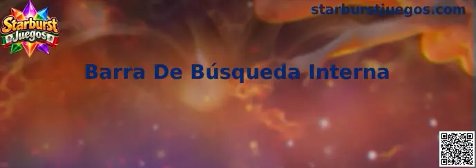 Ejemplo visual de la Barra De Búsqueda Interna para localizar Starburst Juegos