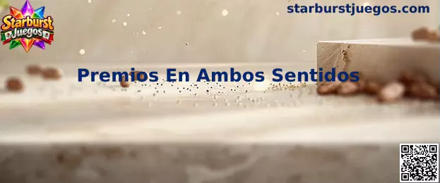 Explicación visual de Premios En Ambos Sentidos en Starburst Juegos