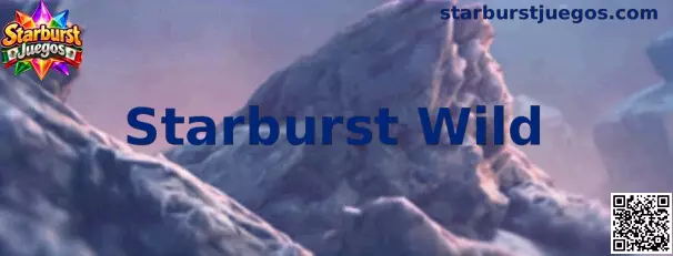 Representación de Starburst Wild, el comodín multicolor expansivo de Starburst